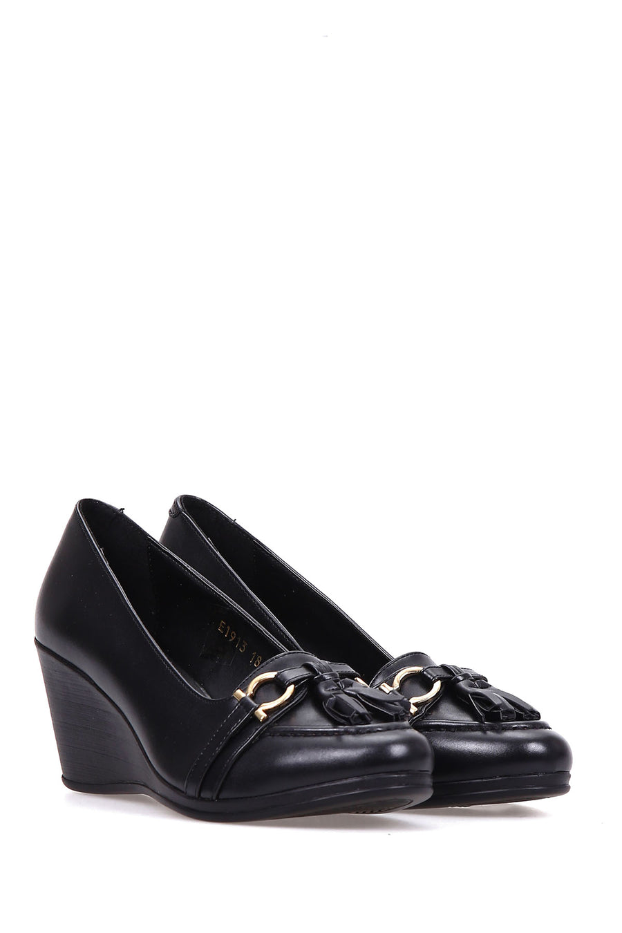 Women's Tassel Detailed Wedge Heeled Shoes