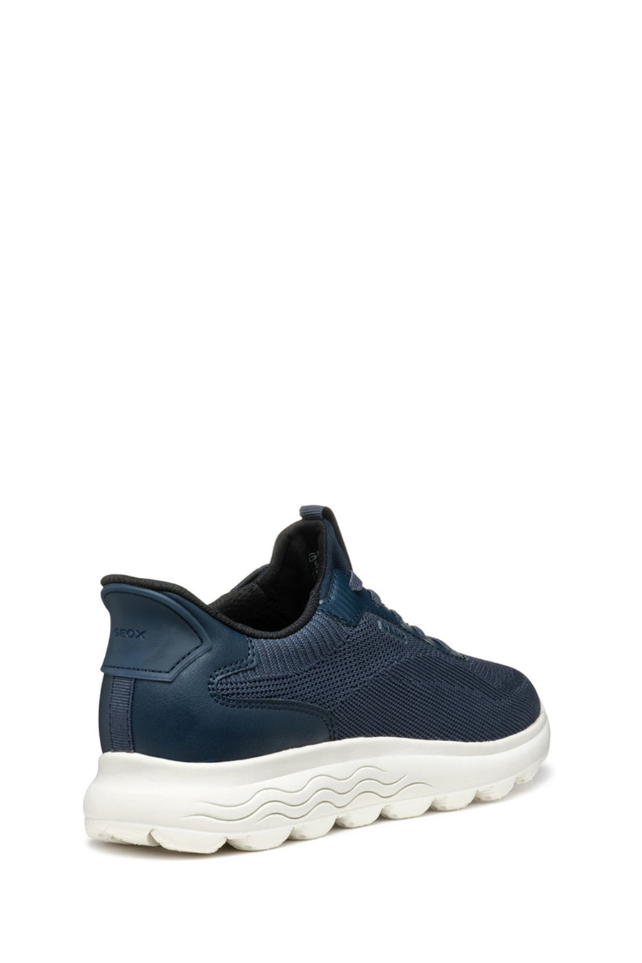 Geox Kadın Lacivert D Spherica Plus A - Knit.Te + Sy Bağcıklı Kumaş Sneaker