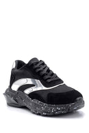 Women's Suede Detailed Sneaker | Derimod