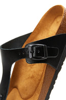 Men's Leather Flip Flops | Derimod