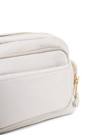 Woman Gray Fabric Mini Crossbody Bag | Derimod