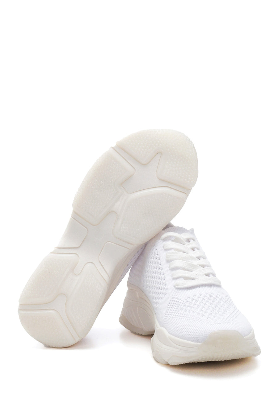 Kadın Beyaz Delikli Sneaker