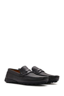 Erkek Siyah Deri Casual Loafer | Derimod