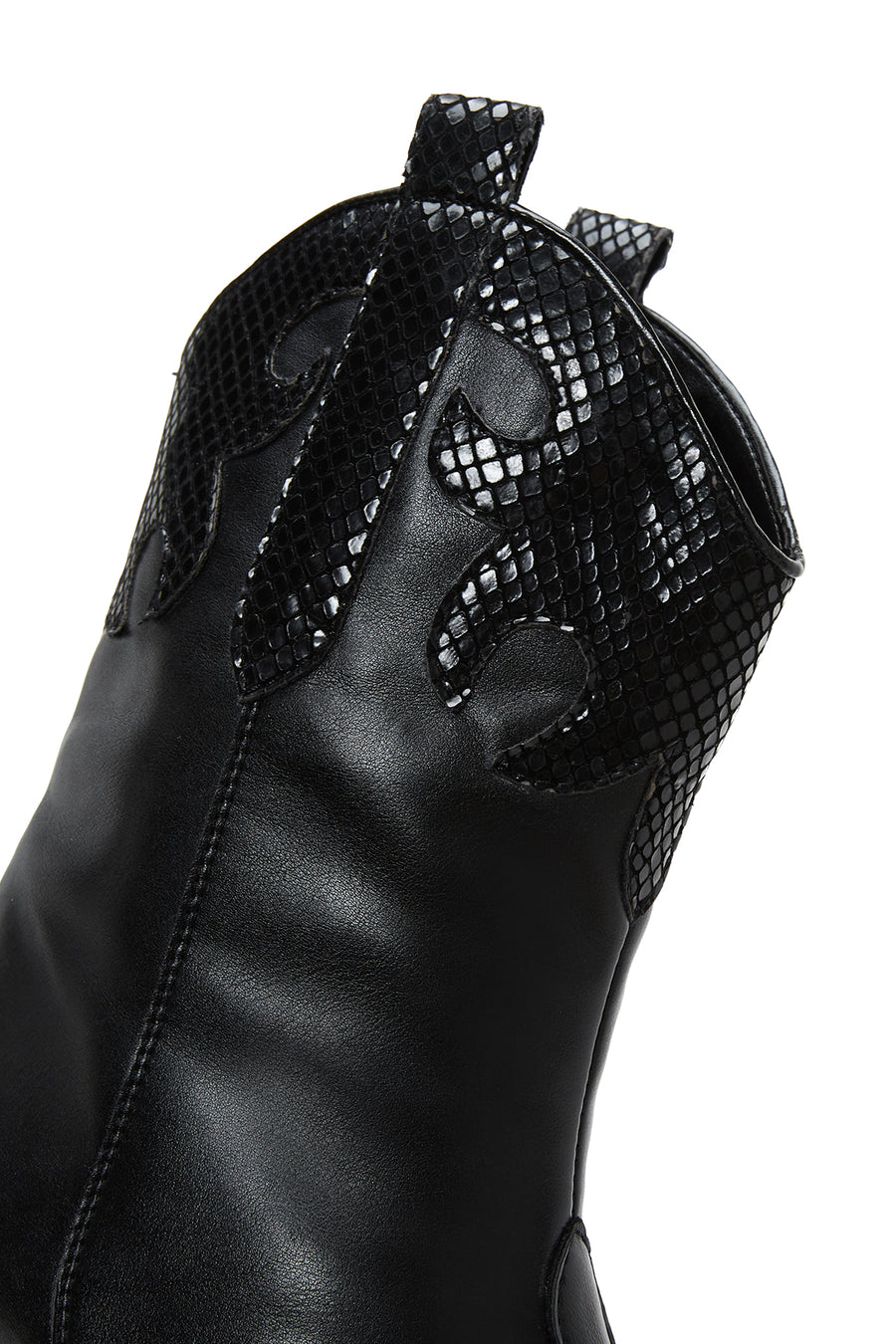 Women's Black Heeled Cowboy Boots