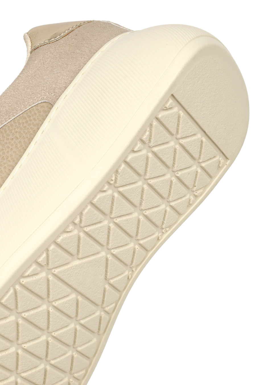 Kadın Vizon Bağcıklı Kalın Tabanlı Sneaker