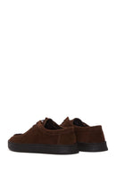 Men's Brown Leather Suede Casual Shoes | Derimod