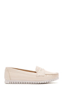 Kadın Bej Loafer | Derimod