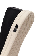 Male Black Patterned Fabric Loafer | Derimod