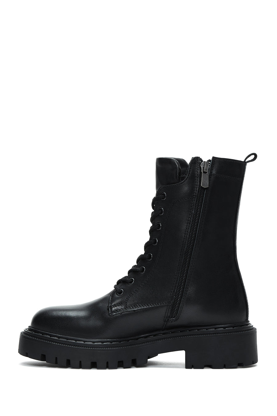 Women's Black Leather Boots