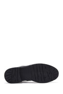 Men's Leather Zippered Boots | Derimod