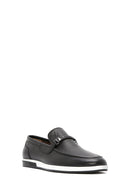 Erkek Siyah Deri Casual Loafer | Derimod