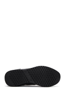 Women's Black Leather Sneaker | Derimod