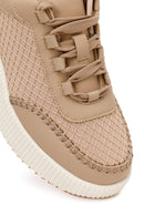 Kadın Bej Kalın Tabanlı Sneaker | Derimod