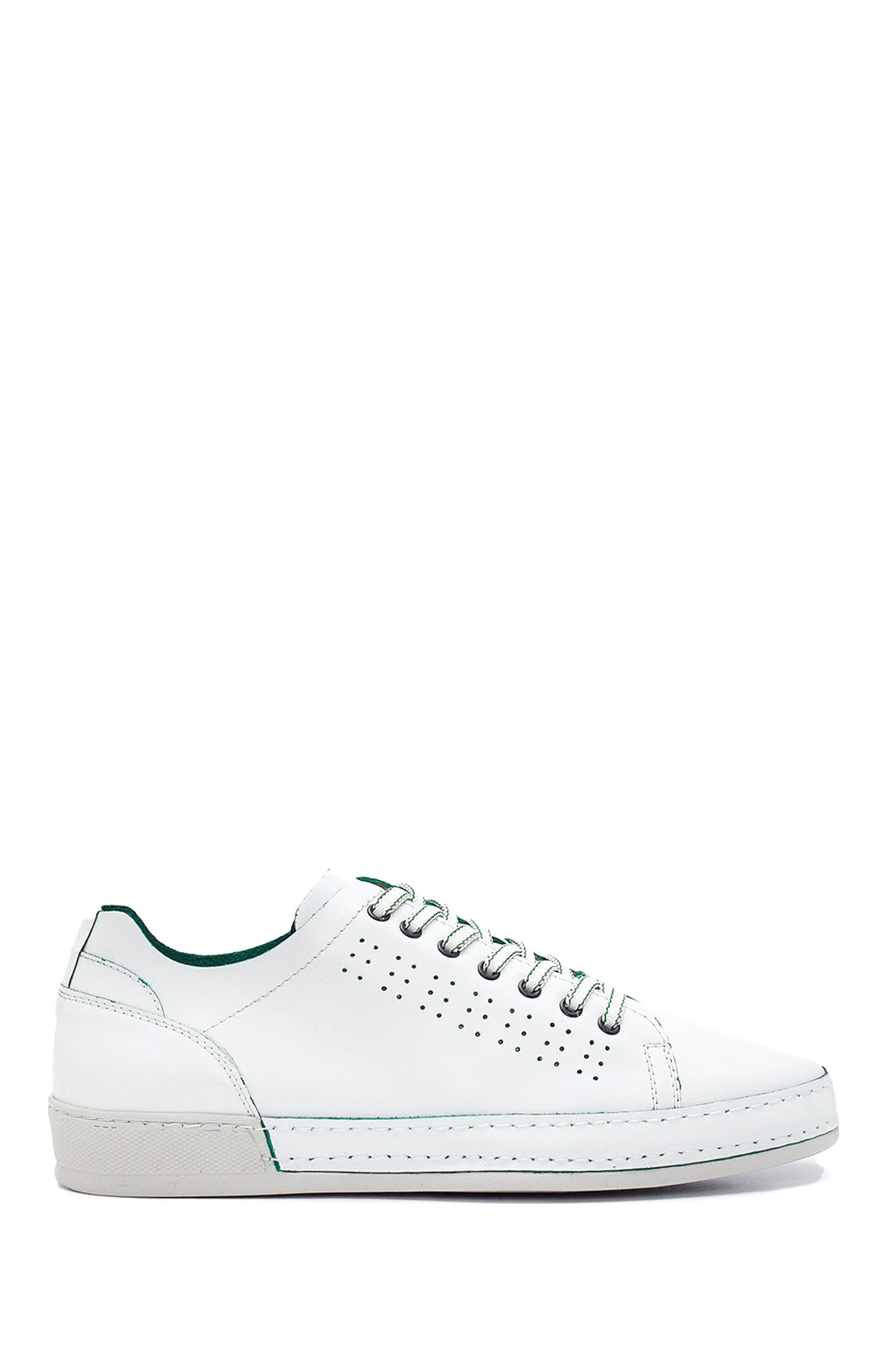 Erkek Beyaz Deri Sneaker