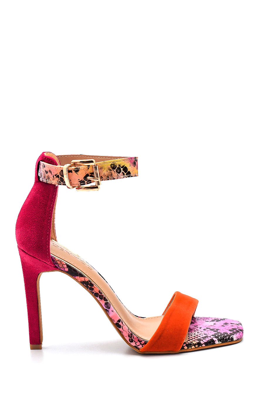 Women's Casual Heeled Sandals 21SFE470614 | Derimod