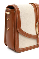 Woman Beige Long-Strap Crossbody Bag | Derimod