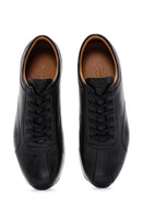 Erkek Siyah Deri Sneaker | Derimod