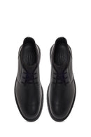 Male Black Lace-Up Leather Casual Shoes | Derimod