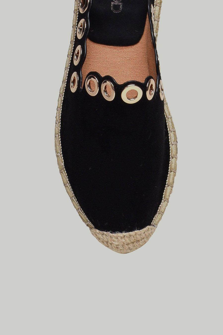 Black Women's Espadrille Slippers