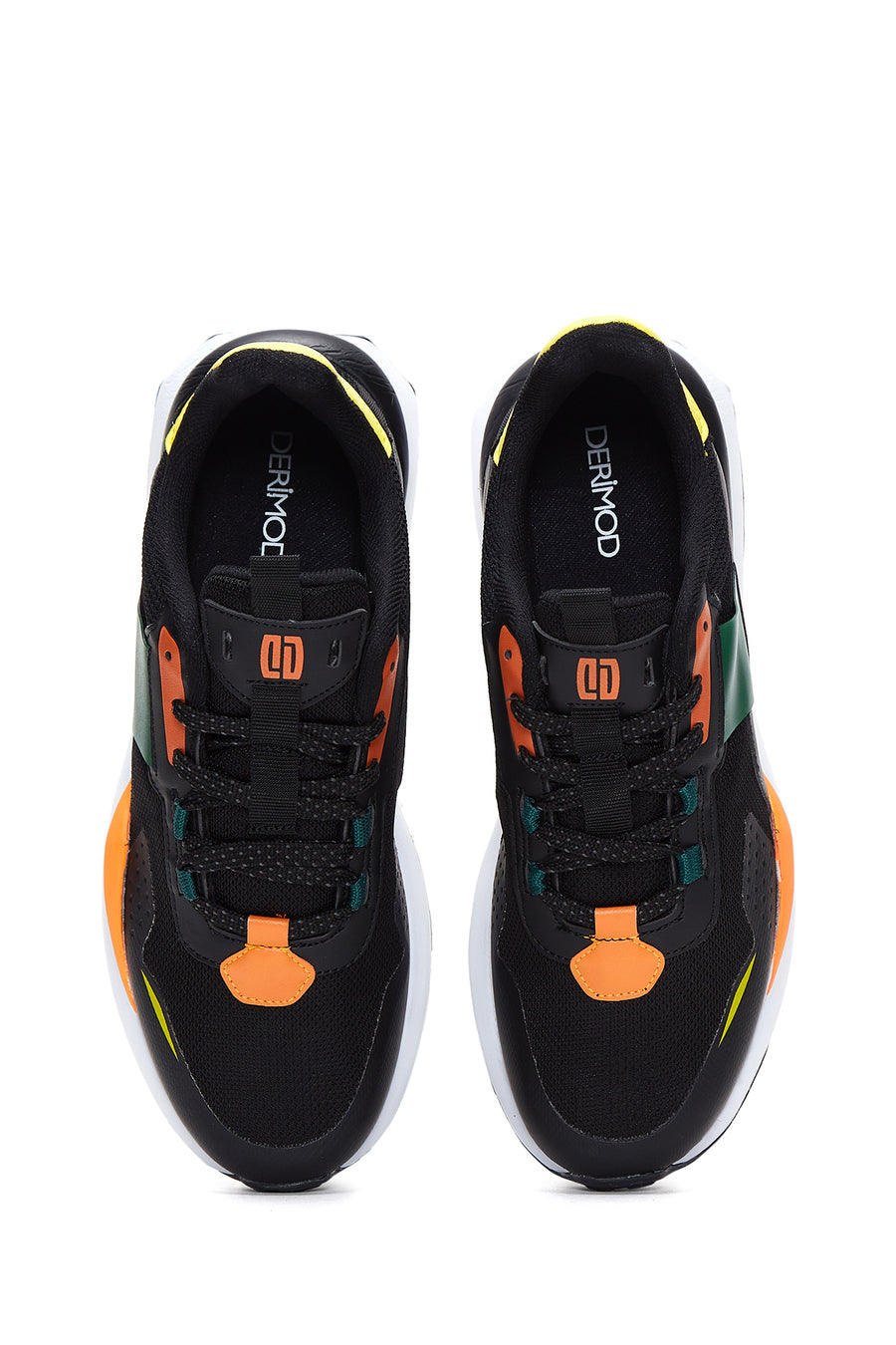 Erkek Siyah Renkli Sneaker