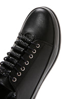 Women's Black Leather Comfort Casual Shoes | Derimod