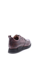 Erkek Kroko Desenli Sneaker | Derimod