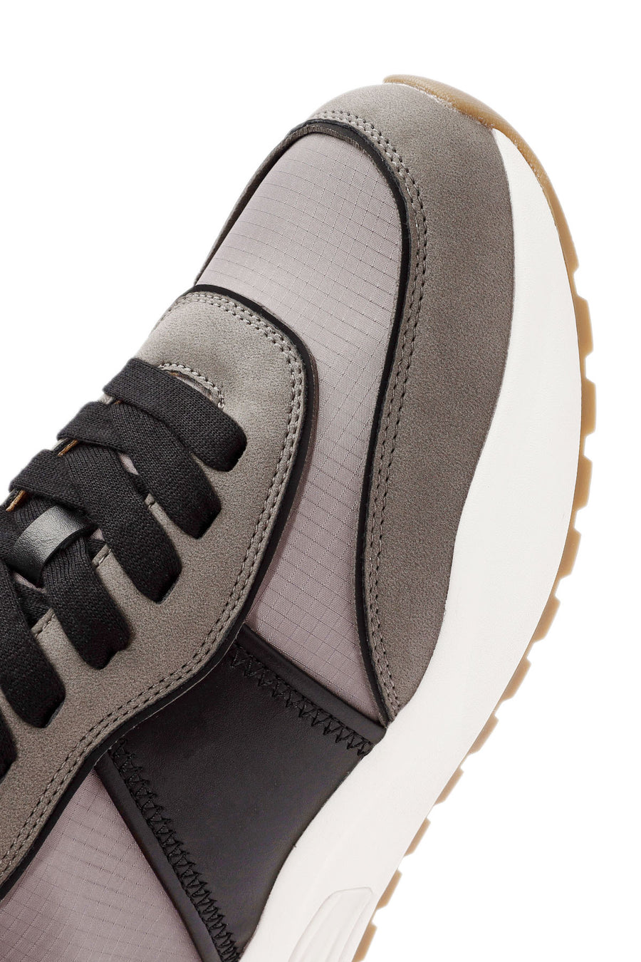 ACBC x Derimod Men's Grey Lace-Up Sneakers