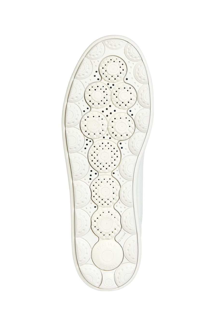 Geox Women's White Lace-Up Spherica Ecub Leather Sneaker