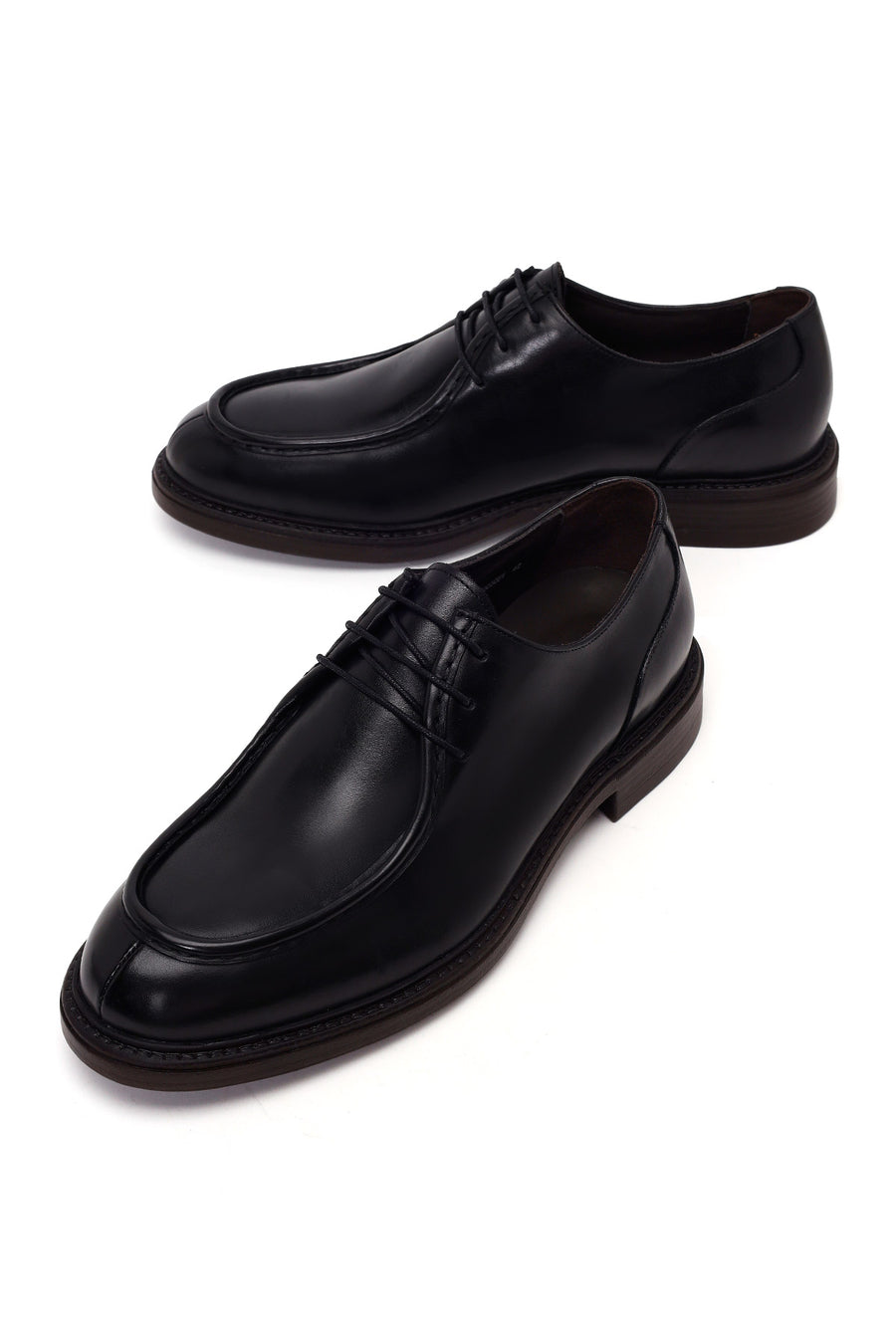 Derimod Black Male Black Lace-up Leather Casual Shoes