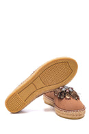 Kadın Taba Taşlı Hasır Taban Espadril | Derimod