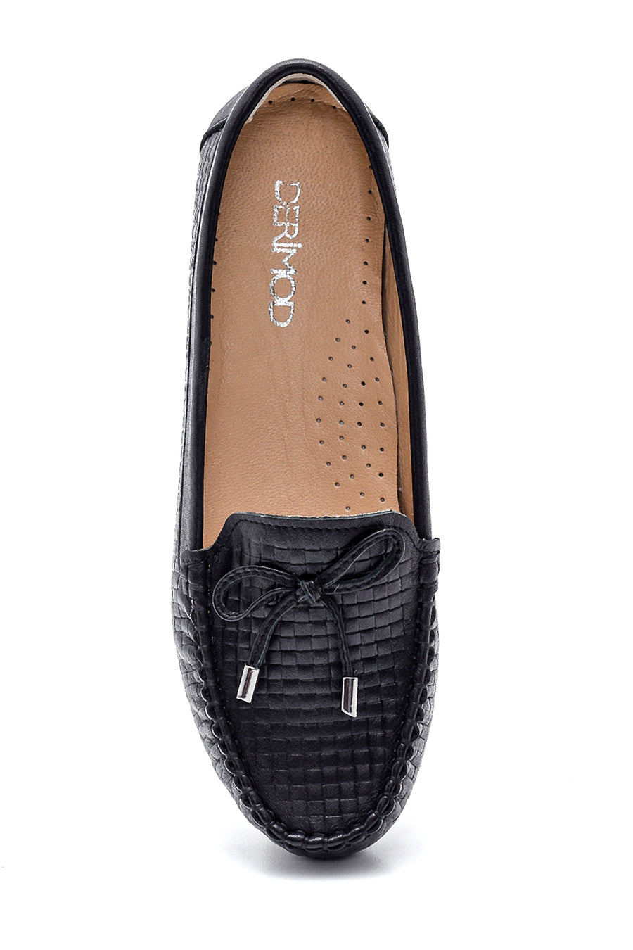 Kadın Deri Kroko Loafer
