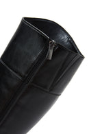 Women's Black Zippered Boots | Derimod