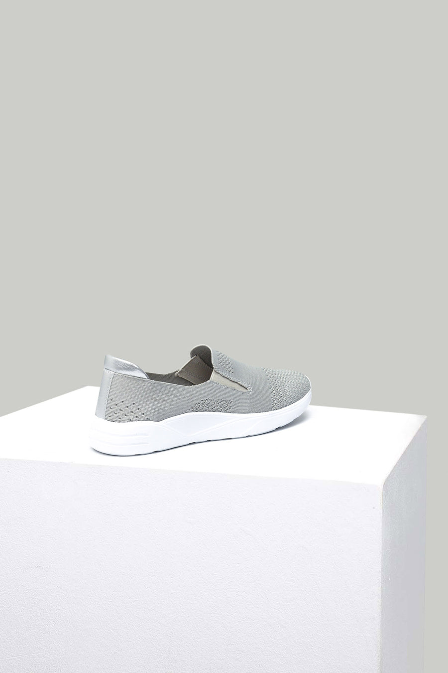 Gümüş Kumaş Kadın Sneaker