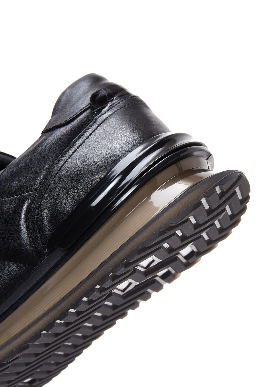 Men's Black Leather Sneaker