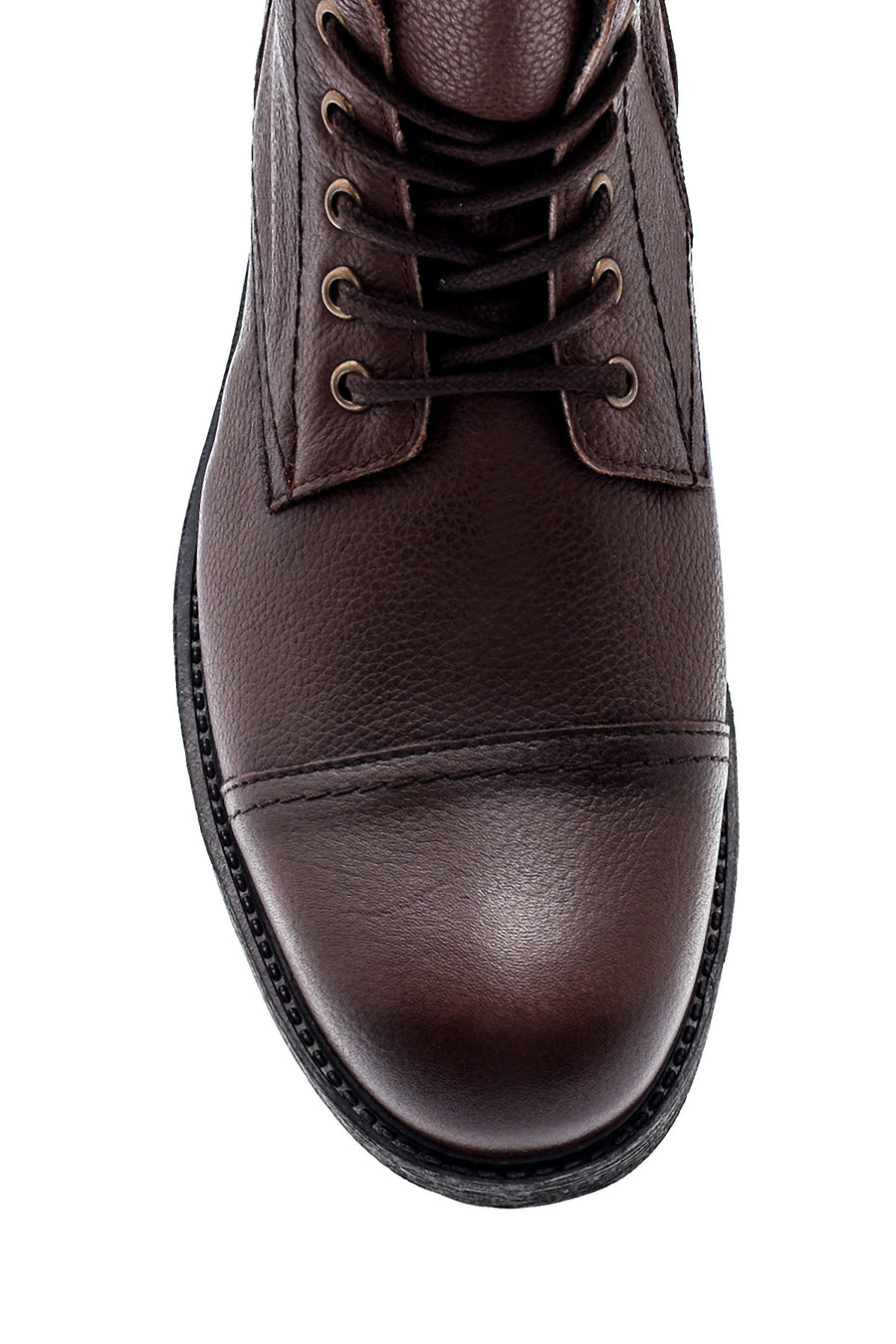 Men's Leather Zippered Boots