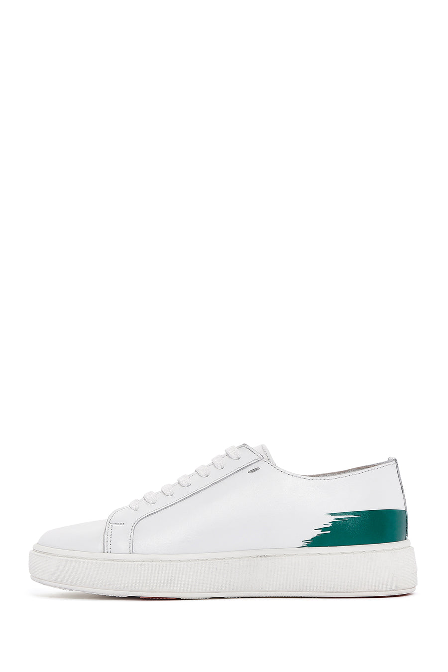 Men's White Leather Sneaker