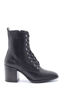 Women's Leather Heeled Boots | Derimod