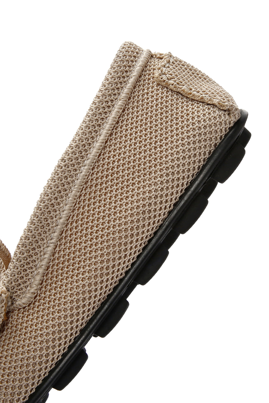 Men's Beige Fabric Loafer