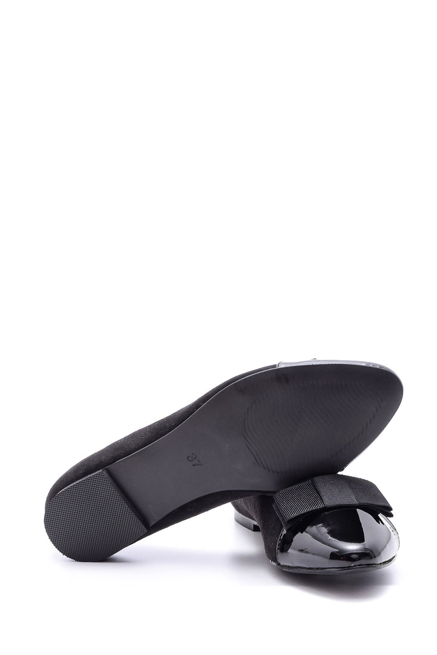 Women's Patent Leather Detailed Ballerinas