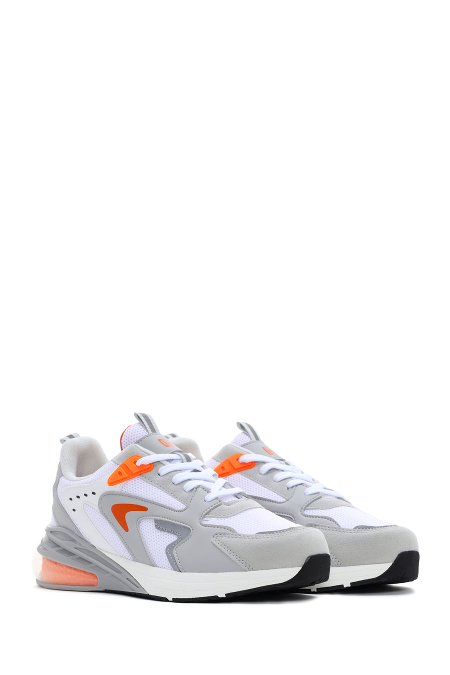 Men's White Suede Detailed Sneaker