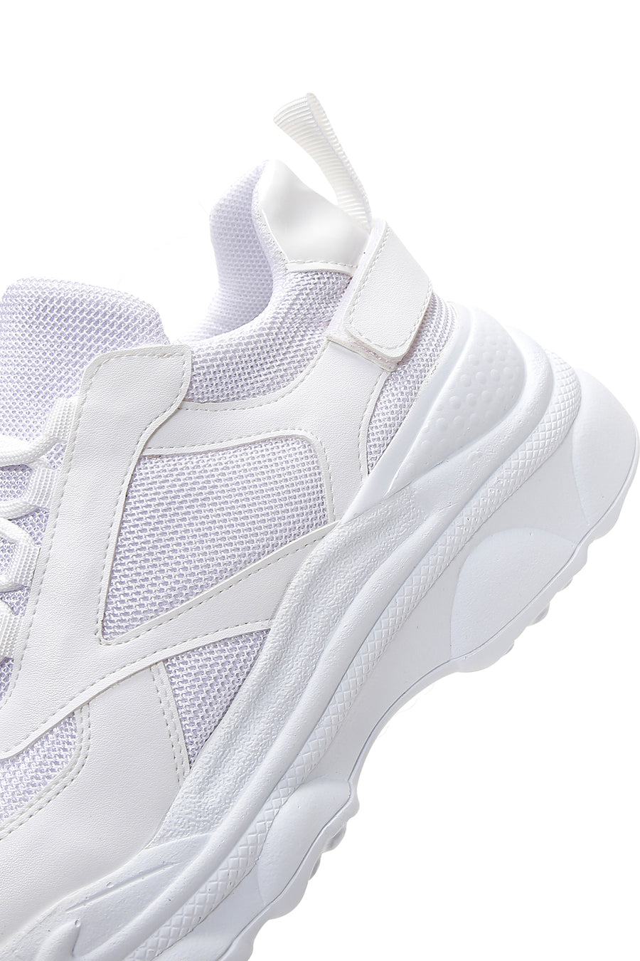 Kadın Beyaz Kalın Tabanlı Sneaker