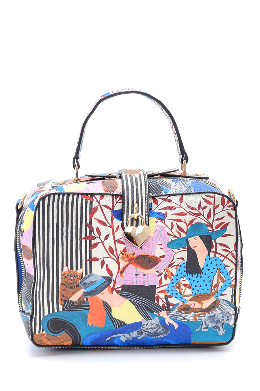 Women's Printed Shoulder Bag 20WBD260626 | Derimod