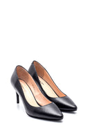 Kadın Siyah Deri Stiletto | Derimod