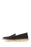 Kadın Siyah Deri Loafer | Derimod