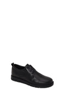 Male Black Lace-up Leather Casual Shoes | Derimod