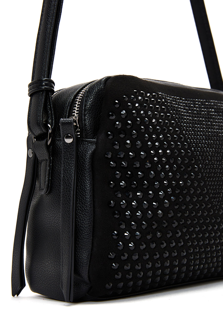 Women's Black Casual Crossbody Bag