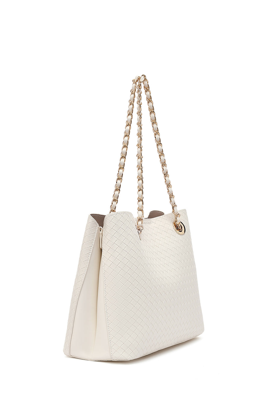 Women's Cream Long Strap Printed Shoulder Bag