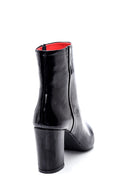 Women's Leather Gritti For Derimod Patent Leather Heeled Boots | Derimod