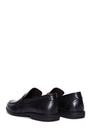 Men's Black Leather Loafer | Derimod
