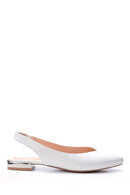Women's Metal Heel Detailed Ballerinas | Derimod